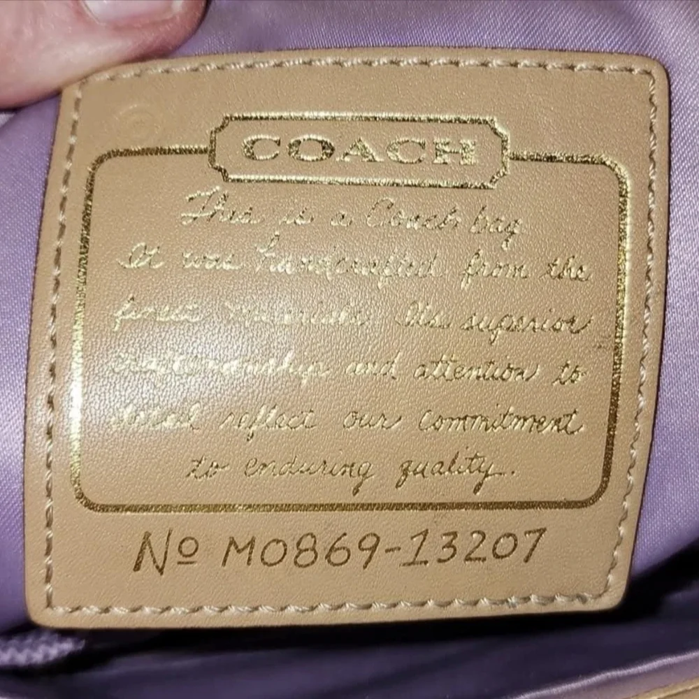 Coach Addison Spectator XL Beige  Satchel
